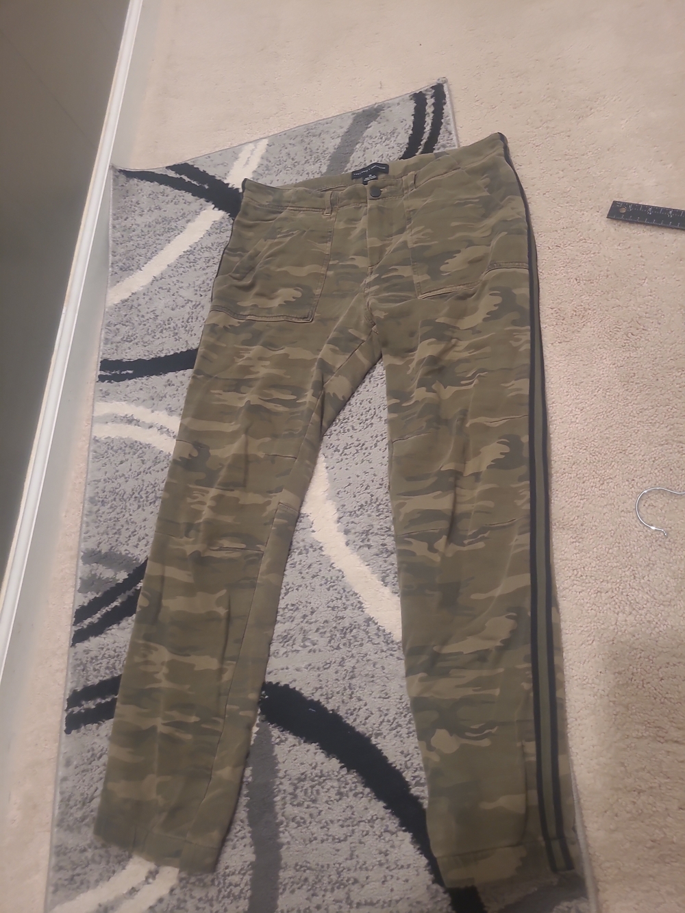 Anthropologie x Sanctuary Jogger Pants Sz 30 Camo High Rise Gorpcore Nature